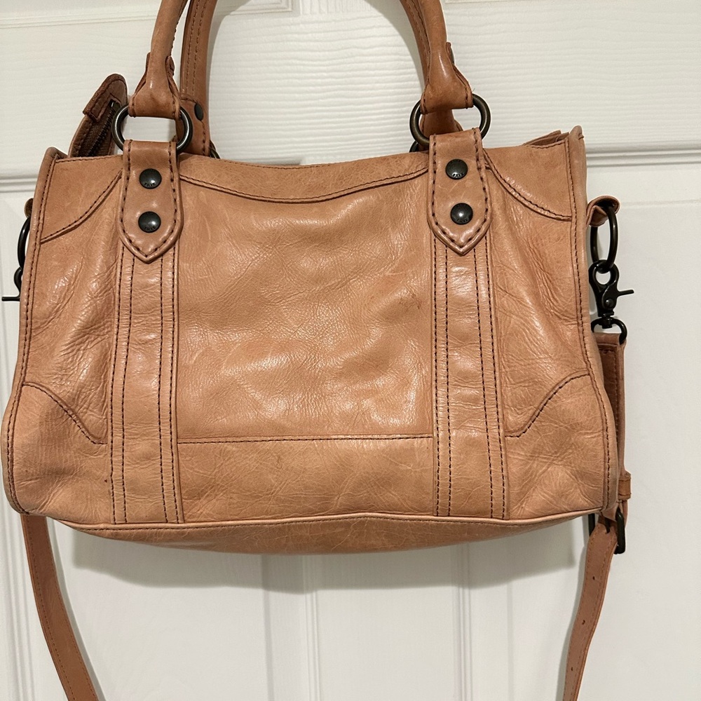 Frye Tan Leather Satchel
